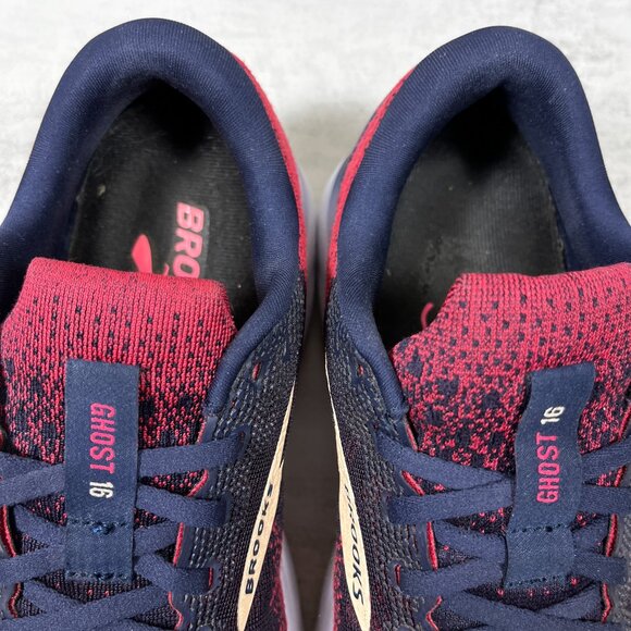 Brooks Ghost 16 Running Shoes - Women's Size 8.5 Wide - Blue Pink - Picture 8 of 10